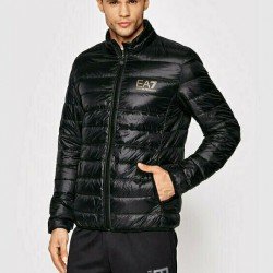 Emporio Armani Ανδρικό Χειμωνιάτικο Μπουφάν Puffer Μαύρο