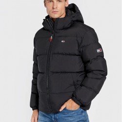 Tommy Hilfiger Ανδρικό Χειμωνιάτικο Μπουφάν Puffer Μαύρο